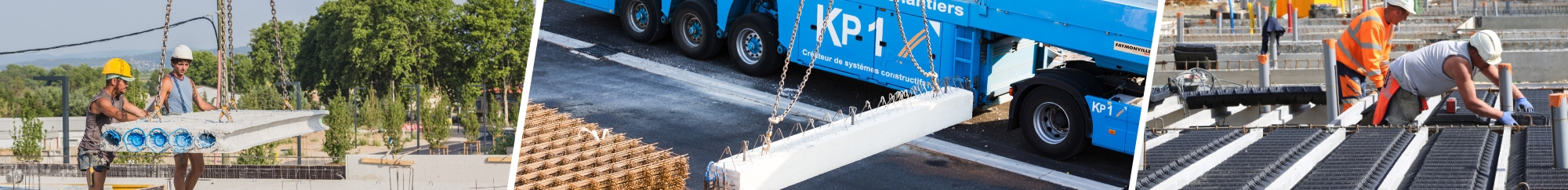 Mise en oeuvre des solutions KP1 sur le chantier